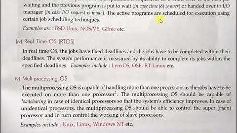 Class-9 Ch-4 Basics of Operating system part-3 textbook explanation