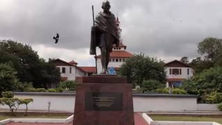 ⁣Ghana says it wants to remove Gandhi statue from campus