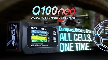 Q100neo AC/DC Smart Balance Charger | Quad Output | Multi-Battery | Compact Fast Charging