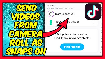How To Send Videos From Your Camera Roll As Snaps On Snapchat (NEW METHOD 2023)