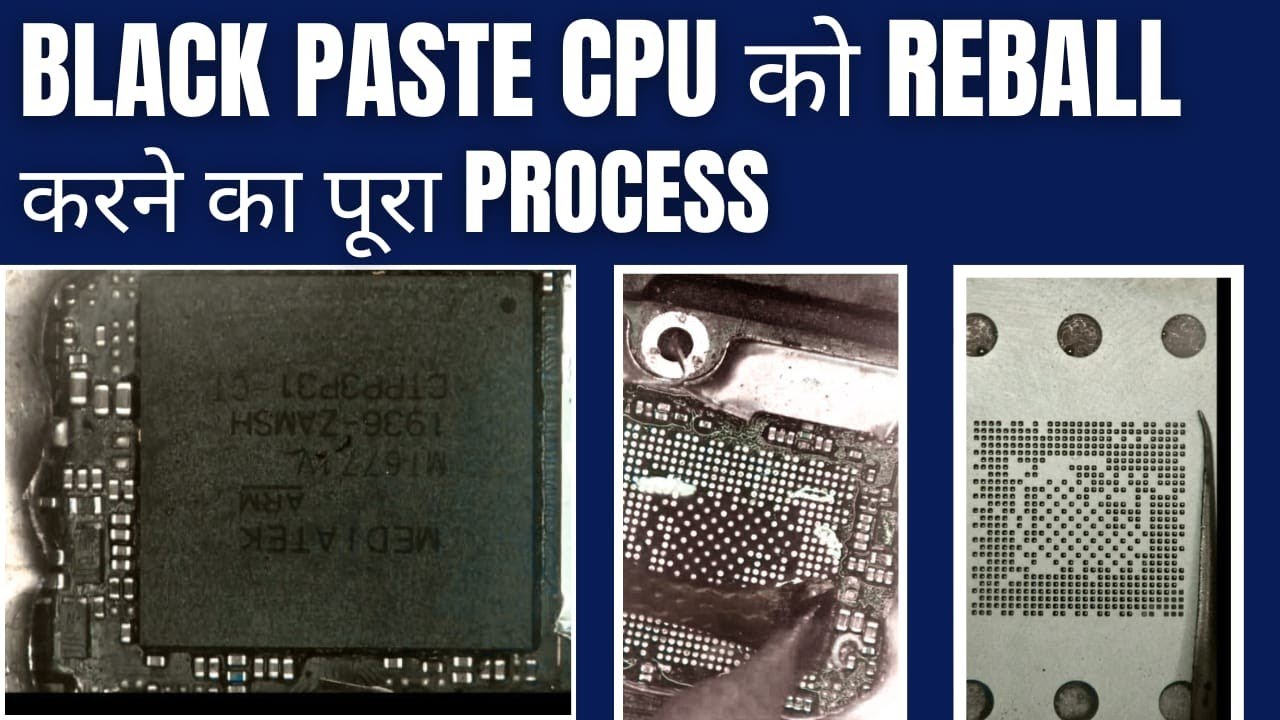 Black pasted cpu remove trick, complete installation guide & tools details with practical