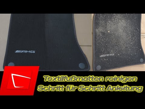 Textilfußmatten reinigen - Auto Fußmatten reinigen Anleitung Tornador  Nasssauger Greenstar 