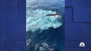 U.S. rushes to salvage wreckage of fighter jet after crash in South China Sea screenshot 3