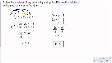 Systems - Elimination Method with Multipliers