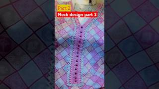 New Neck design with lace and Potli Buttons moti wala neck design part 2