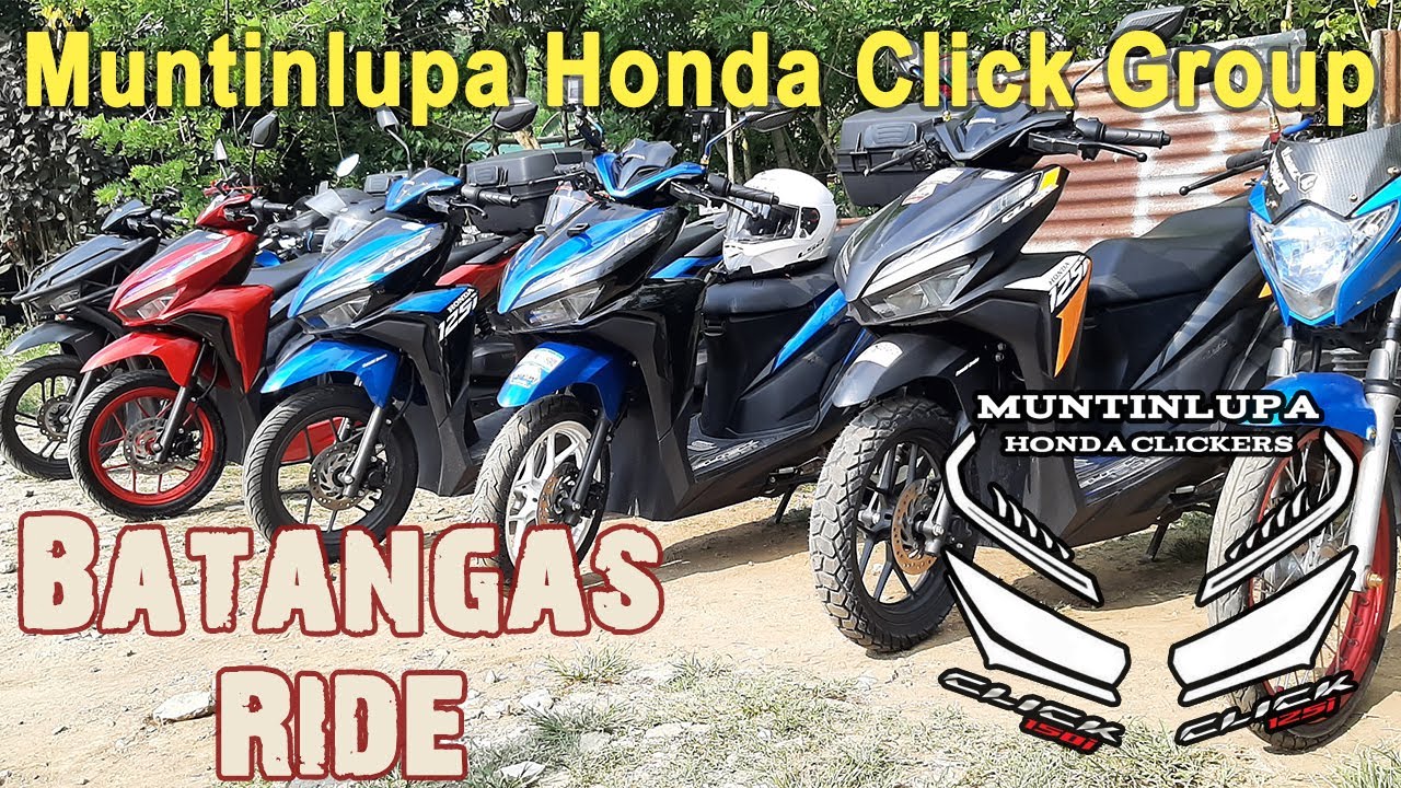 Muntinlupa Honda Click Group First Ride Konti pero solid YouTube
