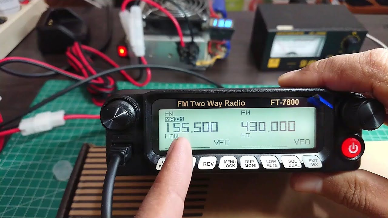 WEIRCOM FT-7800 Dualband 50W - YouTube