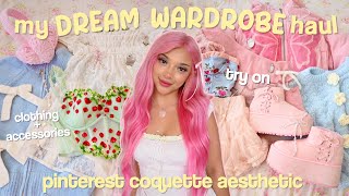 HUGE $3000 DREAM WARDROBE TRY ON HAUL 🎀