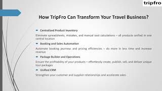 Travel Software screenshot 3