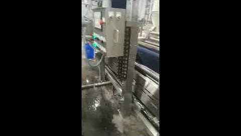 rope open slitting squeezing and washing machine