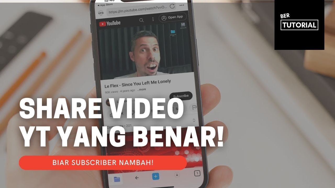 Membagikan link YouTube agar terbuka di aplikasi