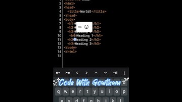 Html headings tag tamil #html #coding #webdevelopment