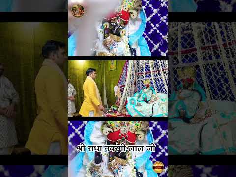 श्री राधा नवरंगी लाल जी। || फूल बंगला || आरती दर्शन 🧿🌺💫🌹