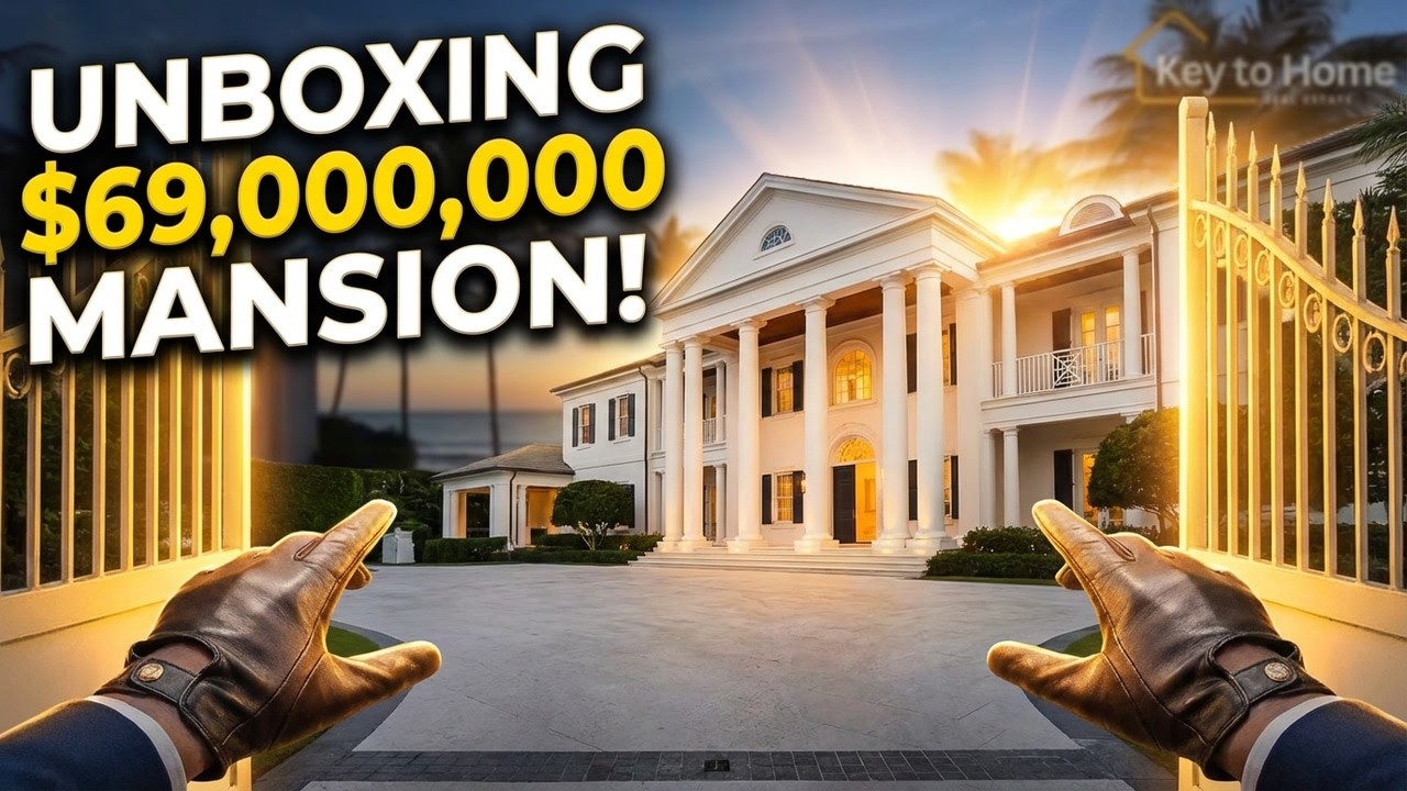 Exploring a $69 Million Beachfront Palace in Florida | Exclusive Waterfront Tour