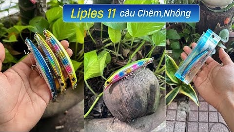 Mồi câu cá Chẽm,câu cá Nhồng siêu nhạy Liples RF11 lure, Câu nhiều địa hình tiện lợi cho dân câu