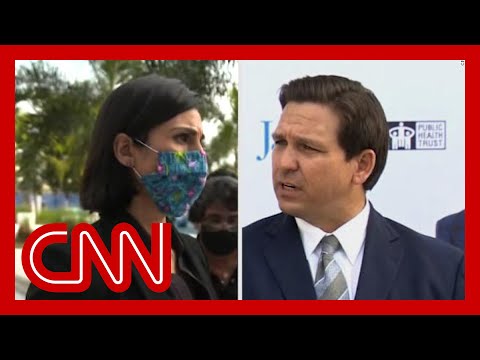 Exchange gets heated between Florida governor and CNN reporter