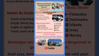 Dünyanın En Mutlu İnsanları Nerede Yaşıyor? Bilimsel Gerçek Şaşırtıyor