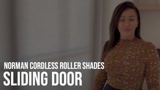 Norman Cordless Roller Shades for Sliding Door (Remy: Dune Fabric)