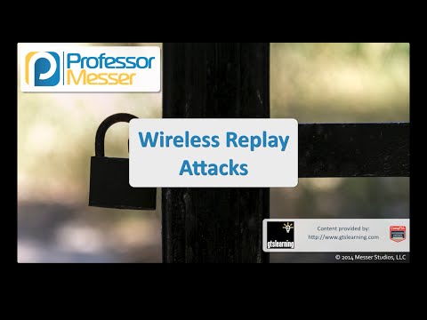 Wireless Replay and WEP Attacks - CompTIA Security+ SY0-401: 3.4