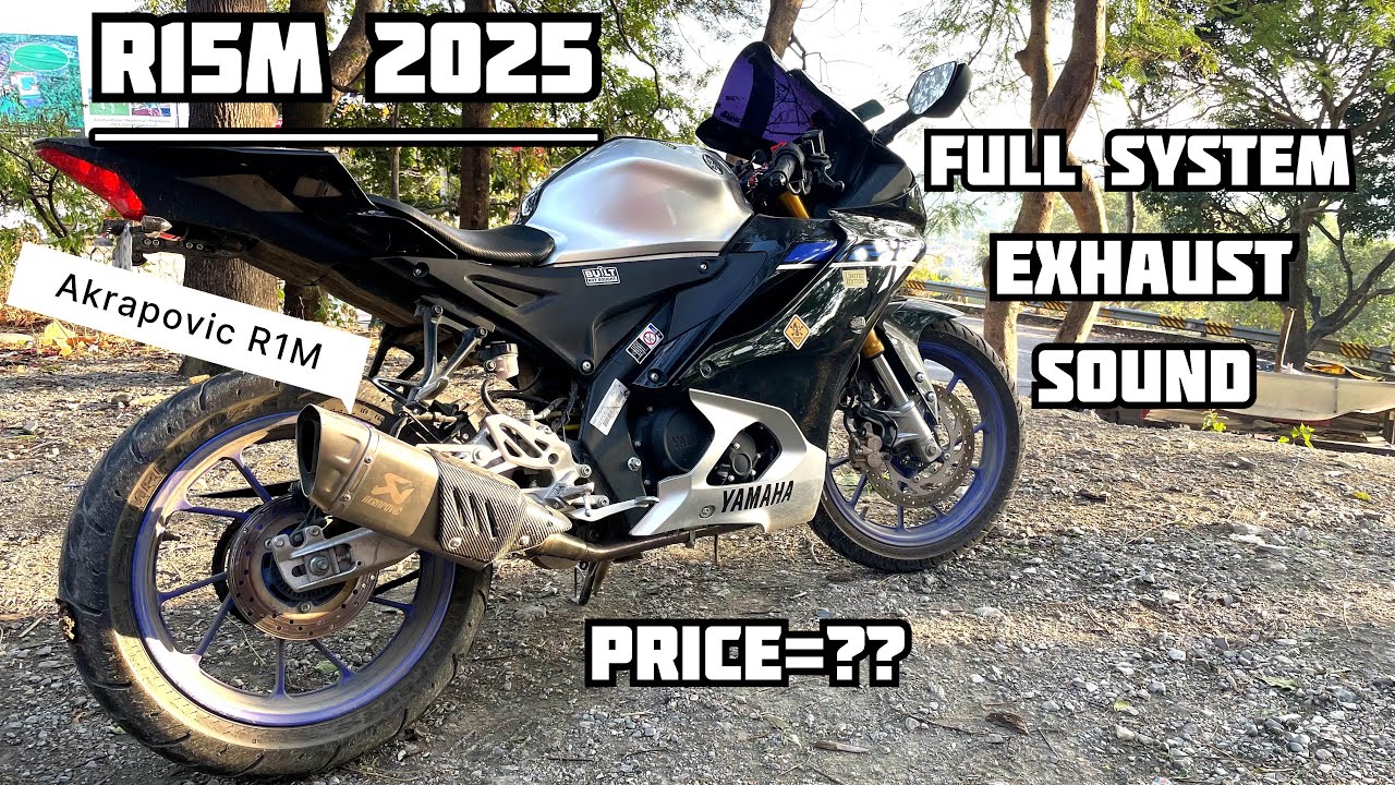 Akrapovic exhaust in R15M 2025.#bike #yamaha #r15m #video - YouTube
