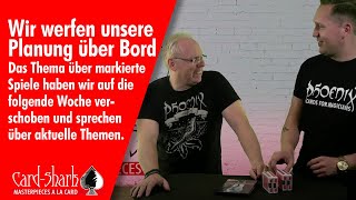 Wir werfen unsere Planung über Bord
Das war ein spontaner Themenwechsel. Heute wollten wir über markierte Kartenspiele und was du damit machen kannst sprechen. Und dann endeten wir dabei, über unser Sommerfest und die anstehenden Kartenspielproduktionen in USA und Taiwan zu sprechen. Sei gespannt...
Website: https://www.card-shark.de
Instagram: www.instagram.com/card_shark_official
#cardshark #magic #updates
Affiliate Link: Magic Monthly - https://www.card-shark.de/ad/MM
Nutze den Promotioncode: magic10 für einen dauerhaften Rabatt von 10%! Wir werfen unsere Planung über Bord