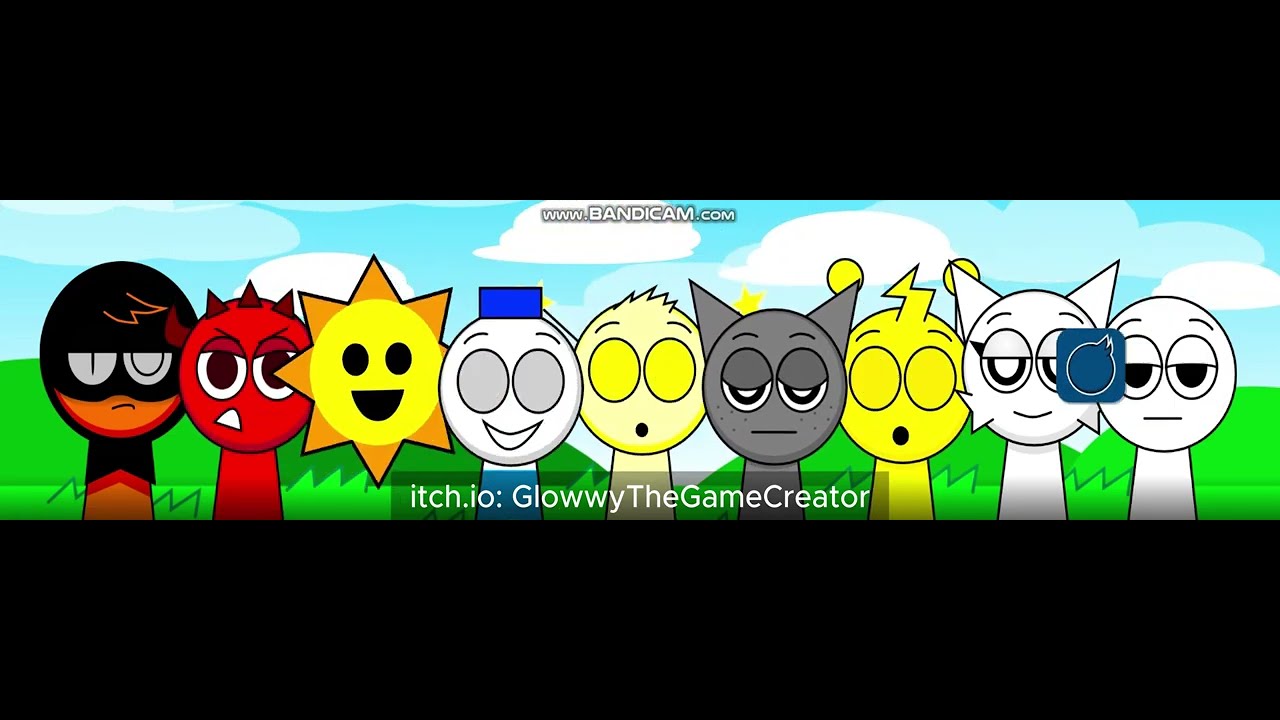 "New Friends from Other Universes!": A Sprunki Glowwy'd Mix