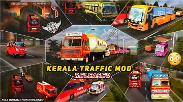 How To Add KERALA TRAFFIC MOD ( fully customized) In Bus Simulator Indonesia | BUSSID V3.7.1 #bussid
