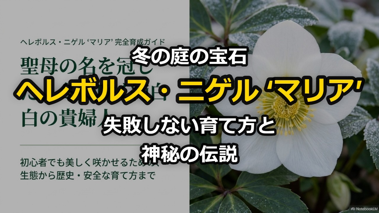 冬の庭の宝石【クリスマスローズ・マリア】完全攻略！失敗しない育て方