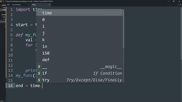 How do I get time of a Python program