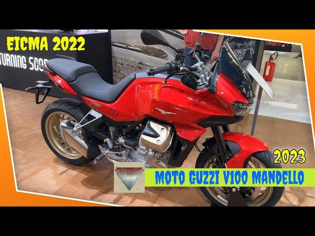 MTCRIGHTER Leviers Pliables Moto Guzzi V100 Mandello/S 2022-2023 | Alliage Aluminium CNC | Rouge