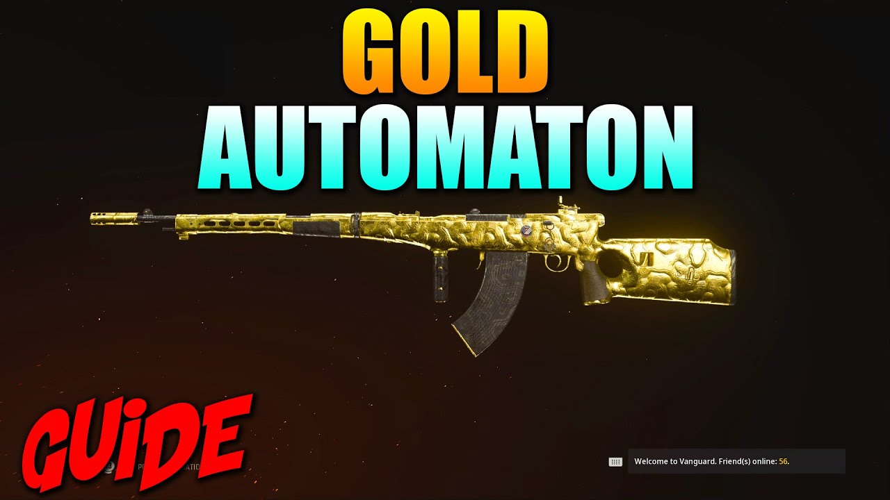 How to get the Automaton Gold in Vanguard (Call of Duty Vanguard
