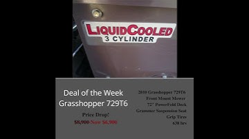 Deal of the Week, July 7 2021, Grasshopper 729T6