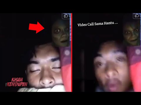 Seram, Pria ini Video Call Sama Hantu saat Tidur