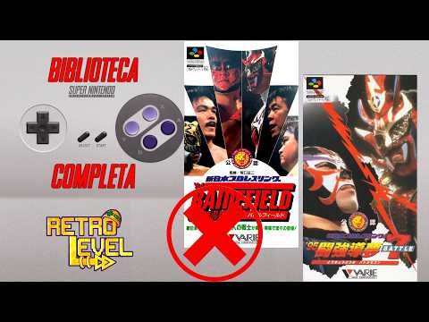 Shin Nippon Pro Wrestling '94 + '95 - Biblioteca COMPLETA do Super Nintendo #1189 #1190