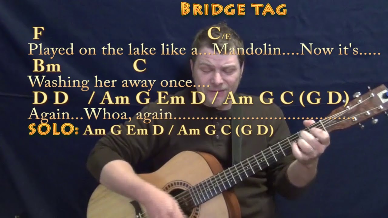 Mandolin Rain (Bruce Hornsby) Guitar Cover Lesson with Chords/Lyrics