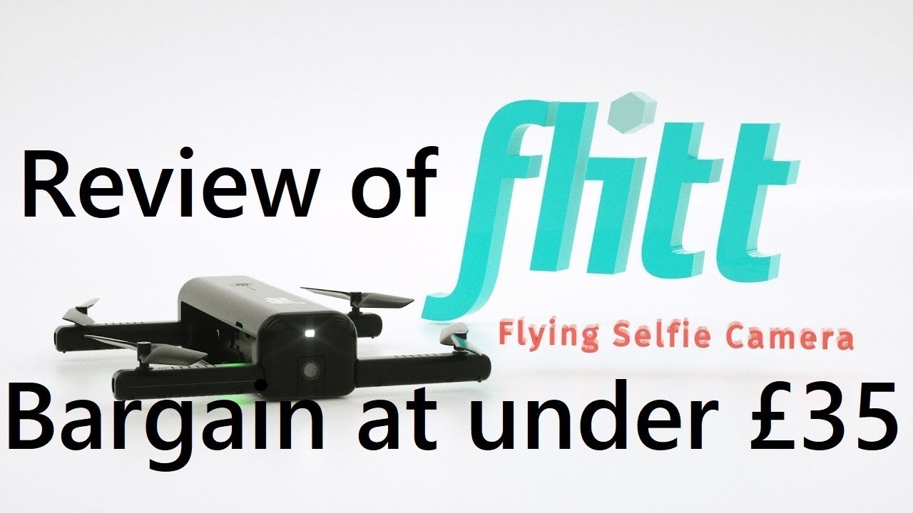 The FLITT 720P selfie drone that is truly portable at a great price