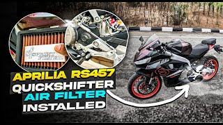 India's First Aprilia RS456 With Quickshifter and Sprint Air Filter