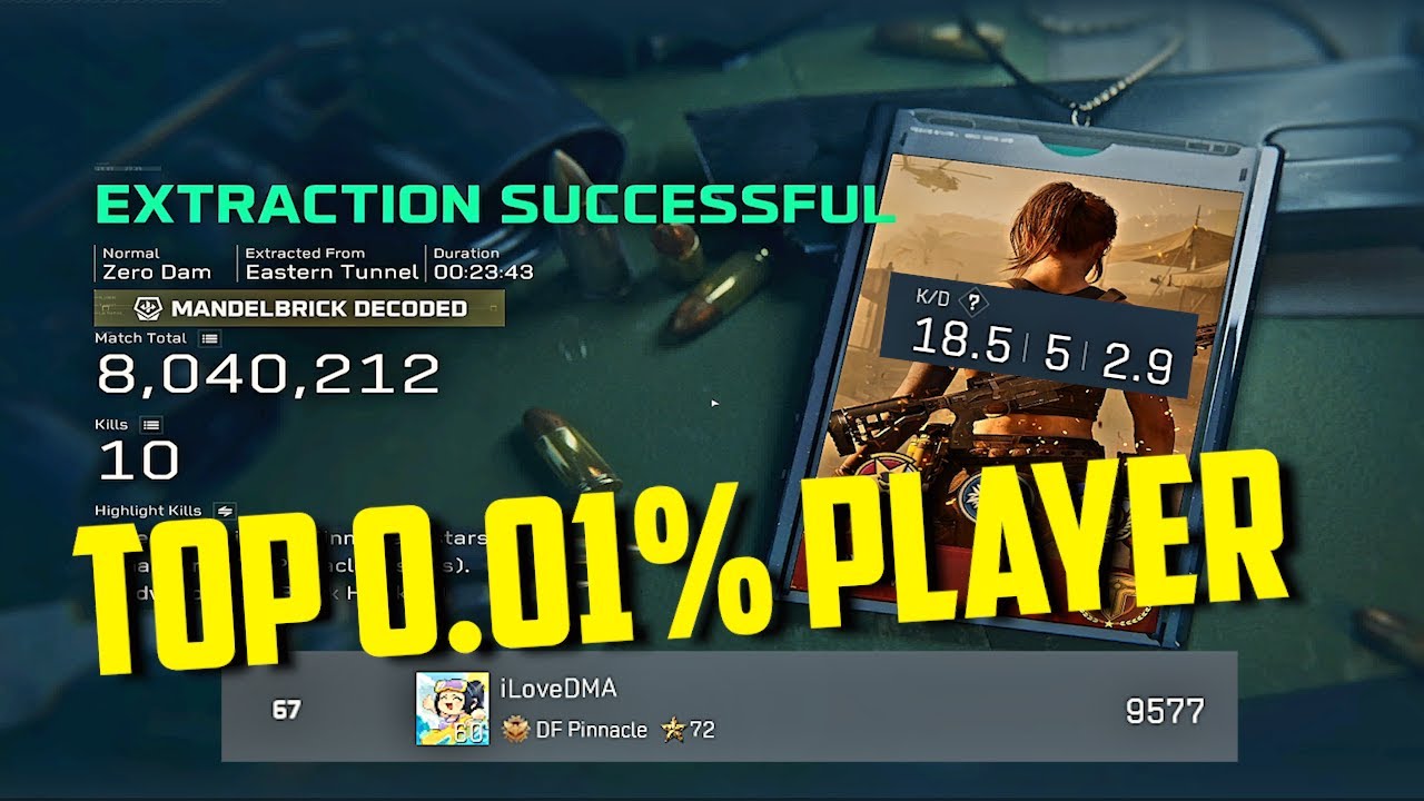 Как выглядят 0,001% лучших игроков PVP в Delta Force Operations...