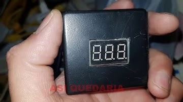 COMO COLOCAR VOLTIMETRO DIGITAL PARA EN UN AUTO #auto #voltimetro #facil #util