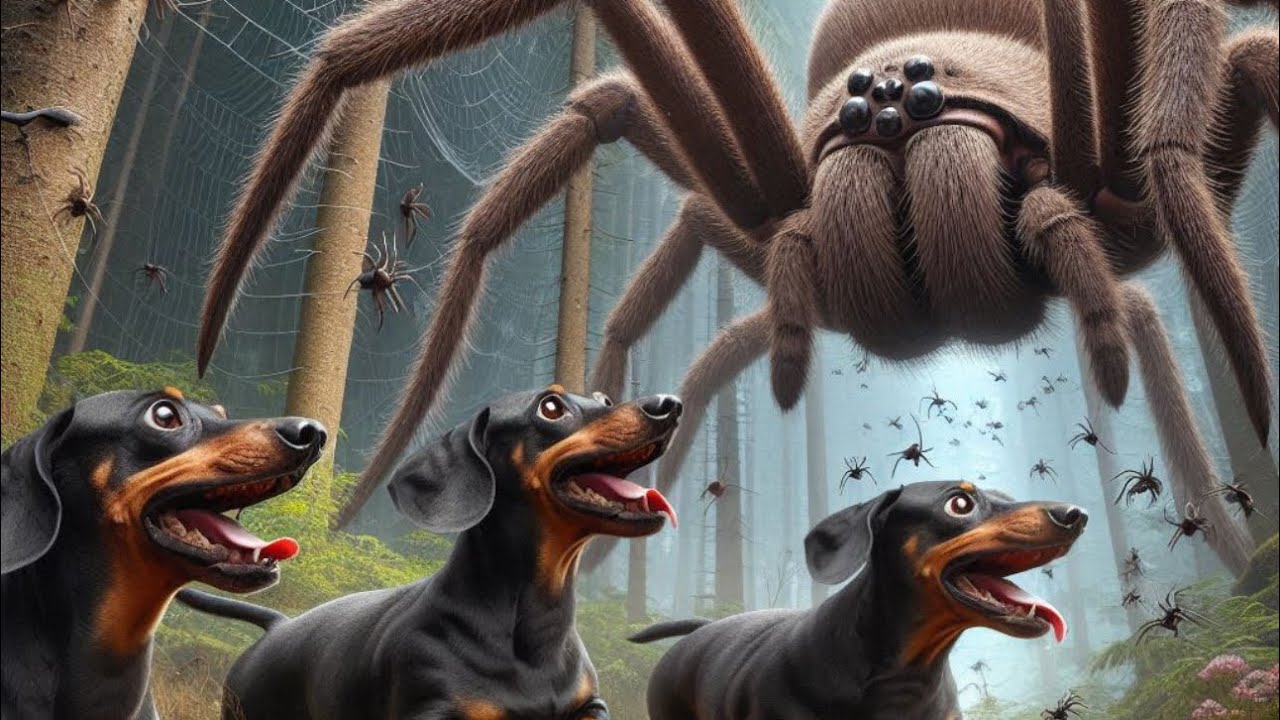 Arañas GIGANTES Versus Perritos🕷️🕸️🐶