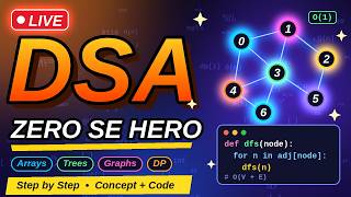 Details DSA LIVE 🚀 | Beginner to Interview Ready | Placement Ki Taiyari Ek Saath News