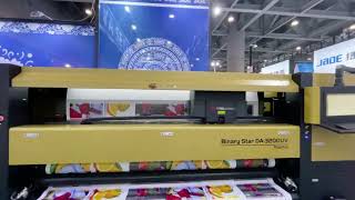Yaselan 3. 2m Double-sided Asynchronous Printing UV Printer with Ricoh G6 heads