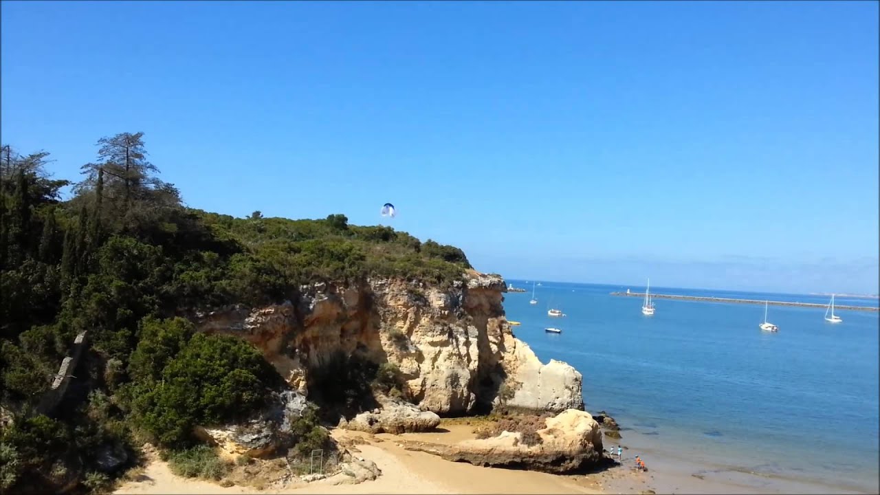 RC-Paragliding: Opale Oxy 1.0 mit BP XS Klippenflug Algarveküste über den Praia Grande in Ferragudo