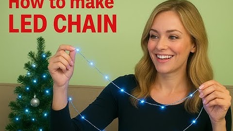How To Make LED Chain At Home,Led Zinciri Nasıl Yapılır