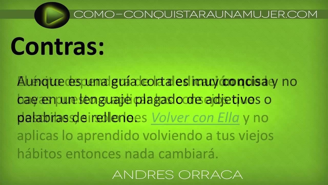 Libro Online En PDF Como Volver Con Ella De Andres Cazares - YouTube