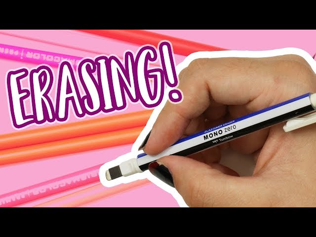 EASY Way to ERASE Coloured Pencil 