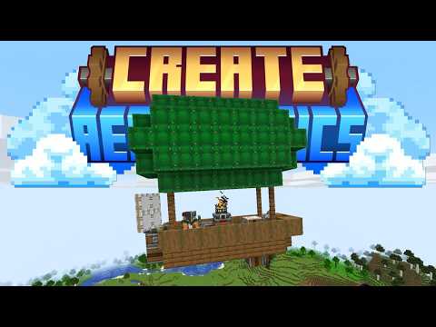 PROVIAMO la CREATE AERONAUTICS MOD di MINECRAFT