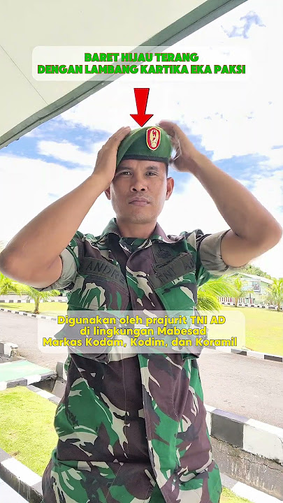 Baret Hijau Terang#shortsvideo #tnidihatirakyat #prajurittni
