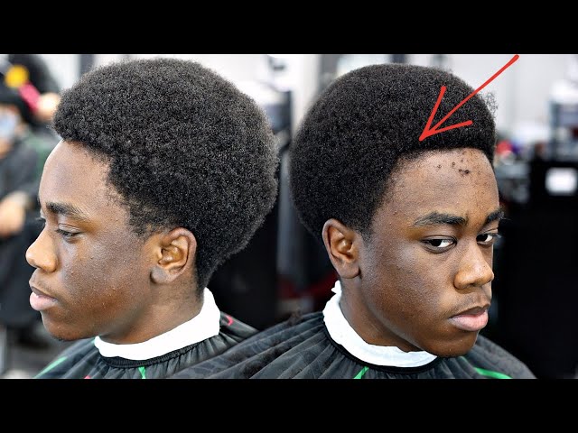 FULL LENGTH LINE UP RESTORATION* HAIRCUT TUTORIAL: AFRO MID TAPER