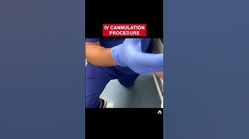 IV Cannulation Procedure | #shorts #ivcannulation #anesthesiology #nurse